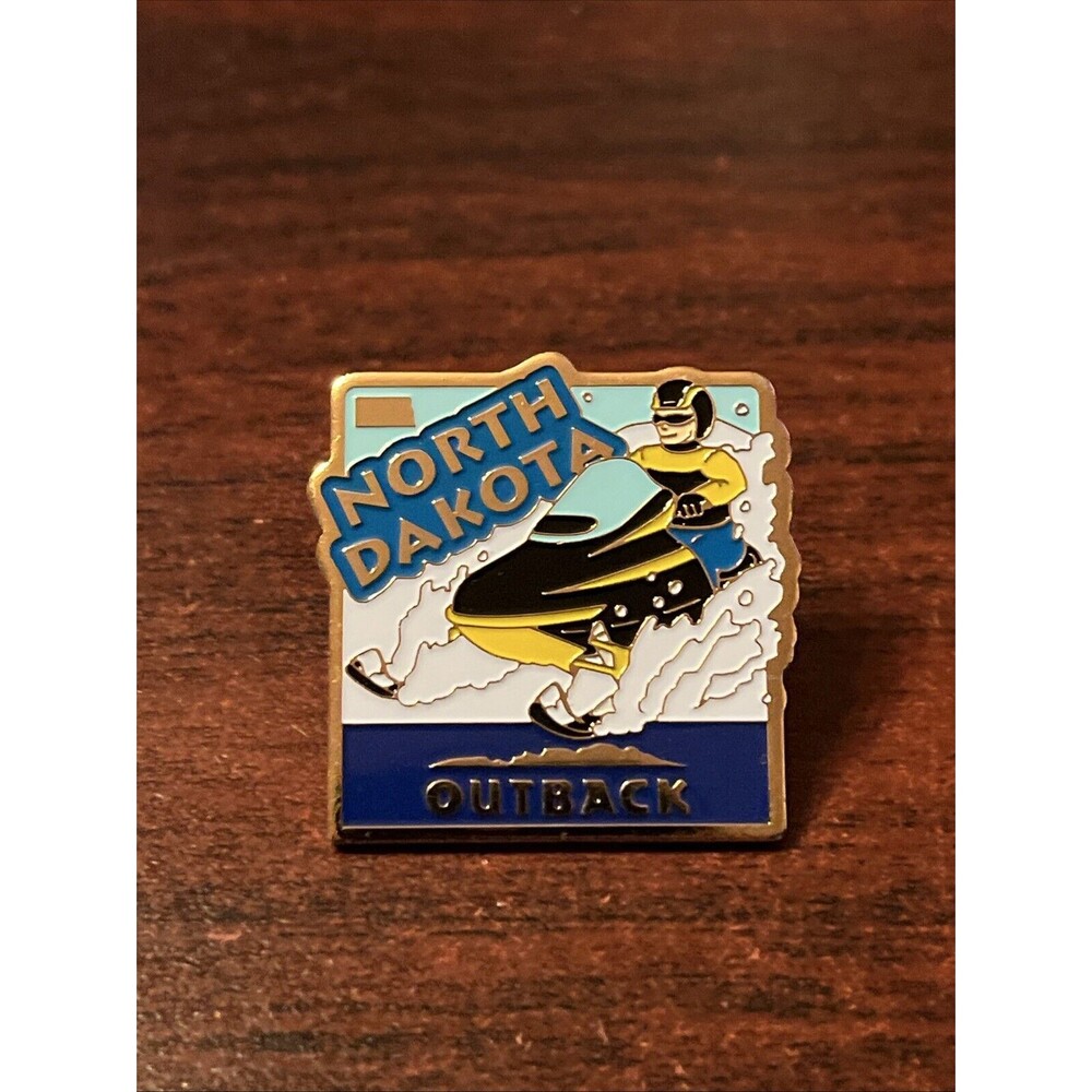 Outback Steakhouse 50 States North Dakota Lapel Hat Pin
